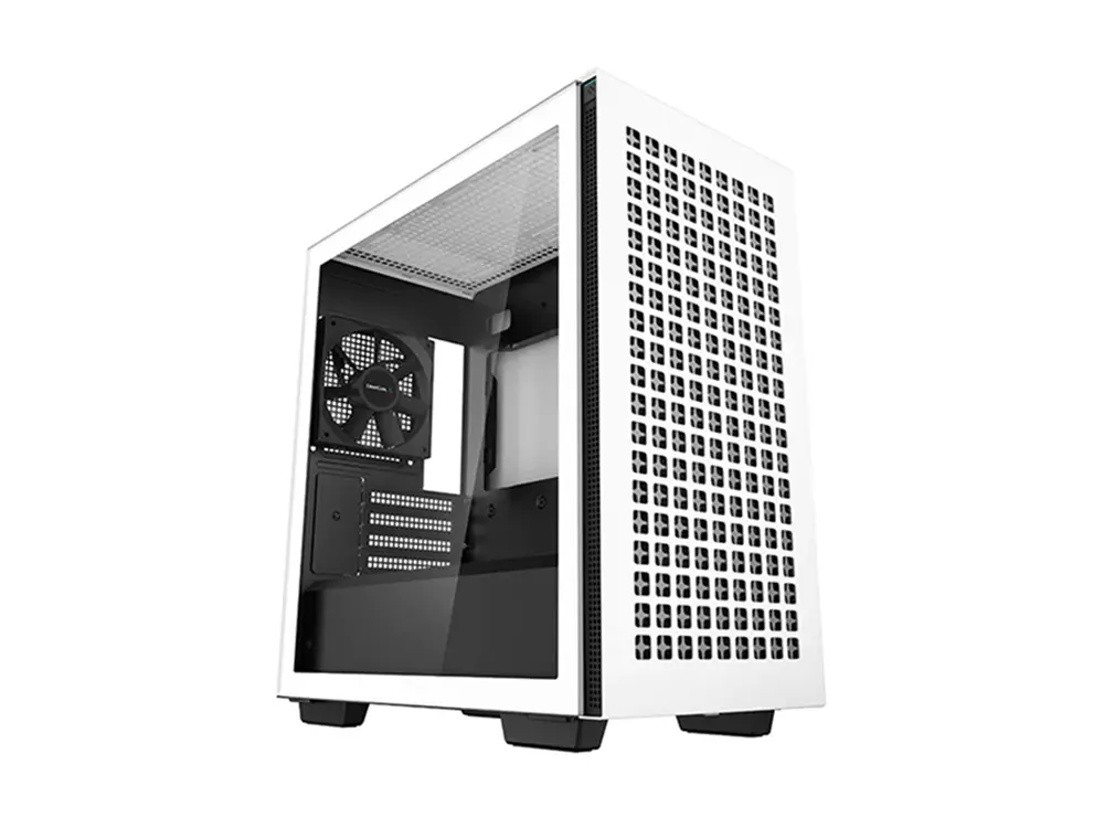 Carcasă PC Deepcool CH370, Mini-Tower, ATX PS2 , Alb - photo