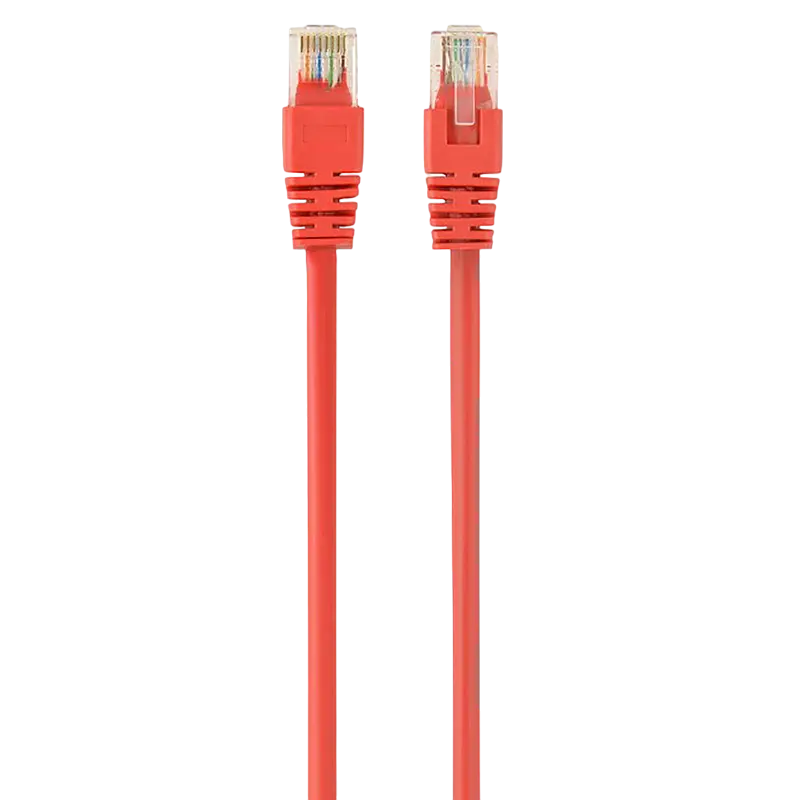 Патч-корд Cablexpert PP12-0.5M/R, CAT5e UTP, 0,5м, Красный - photo