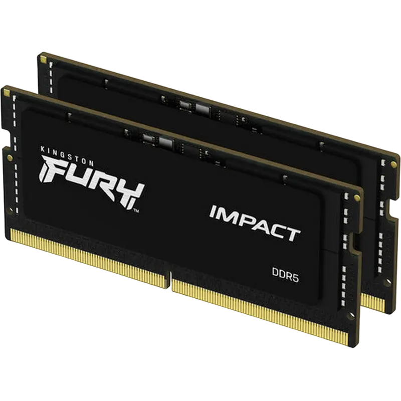 Оперативная память Kingston FURY Impact, DDR5 SDRAM, 5600 МГц, 32 Гб, KF556S40IBK2-32 - photo