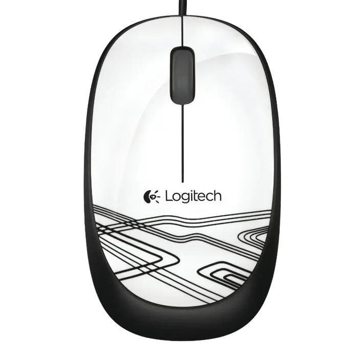 Mouse Logitech M105, Negru/Alb