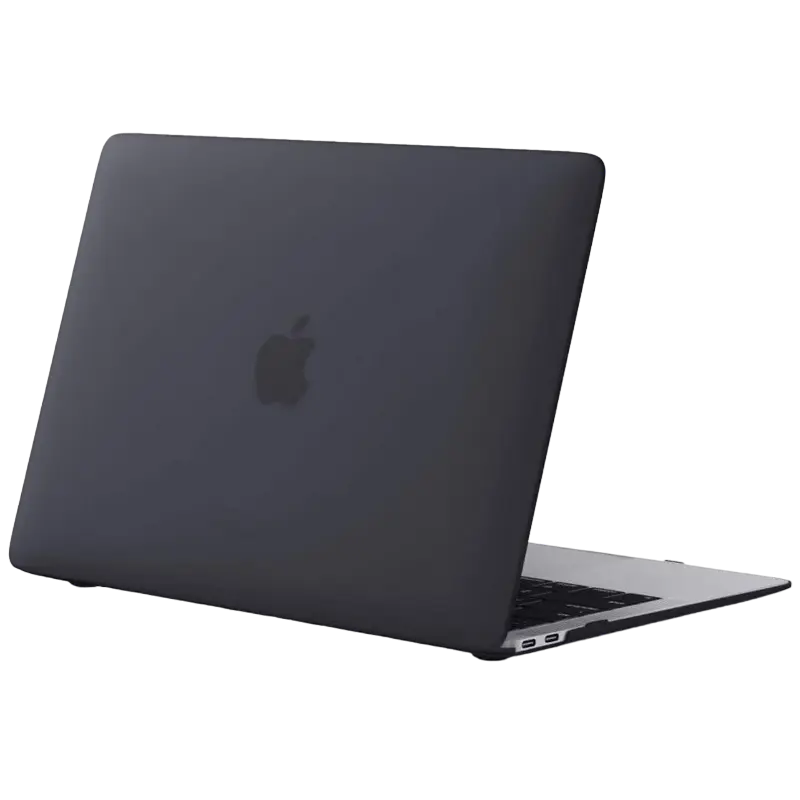 Чехол Tech Protect Smartshell Macbook Air 13 (2018-19), Матовый черный - photo