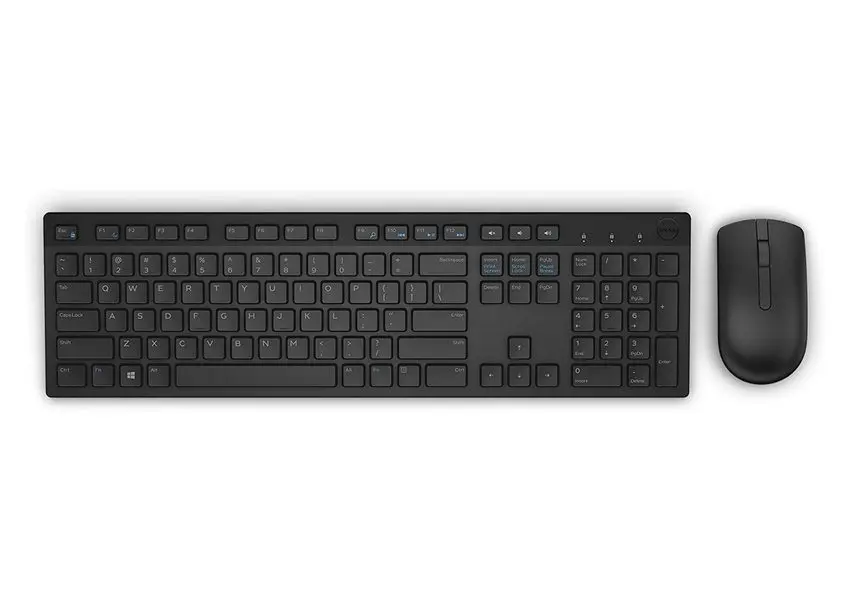 Set Tastatură + Mouse DELL KM636, Fără fir, Negru - photo