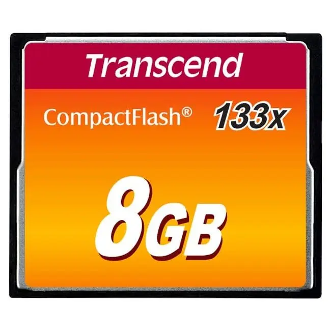 Card de Memorie Transcend CompactFlash 133, 8GB (TS8GCF133) - photo