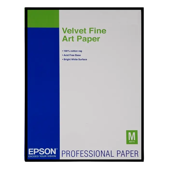 Hârtie fotografică Epson Velvet Fine Art Paper, A3+ - photo