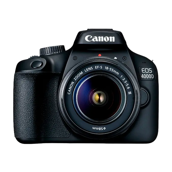 Aparat foto DSLR Canon EOS 4000D & EF-S 18-55mm III + SB130 + 16GB - photo
