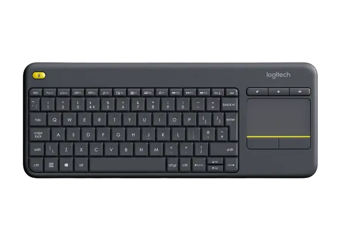 Клавиатура Logitech K400 Plus, Беспроводное, Чёрный - photo