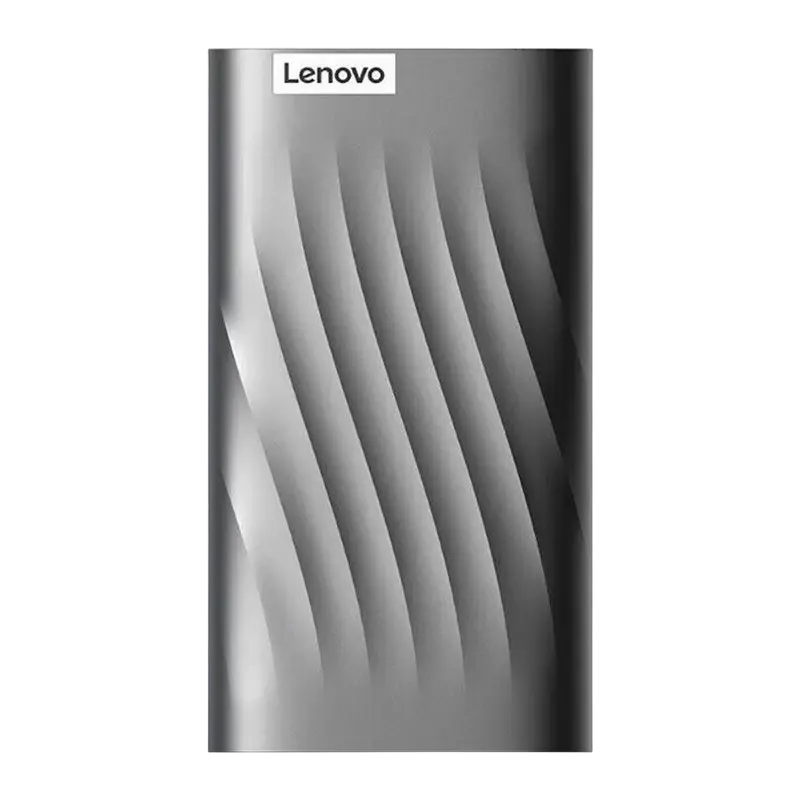 Внешний портативный SSD накопитель Lenovo PS6, 1 ТБ, Grey (GXB1M24164) - photo