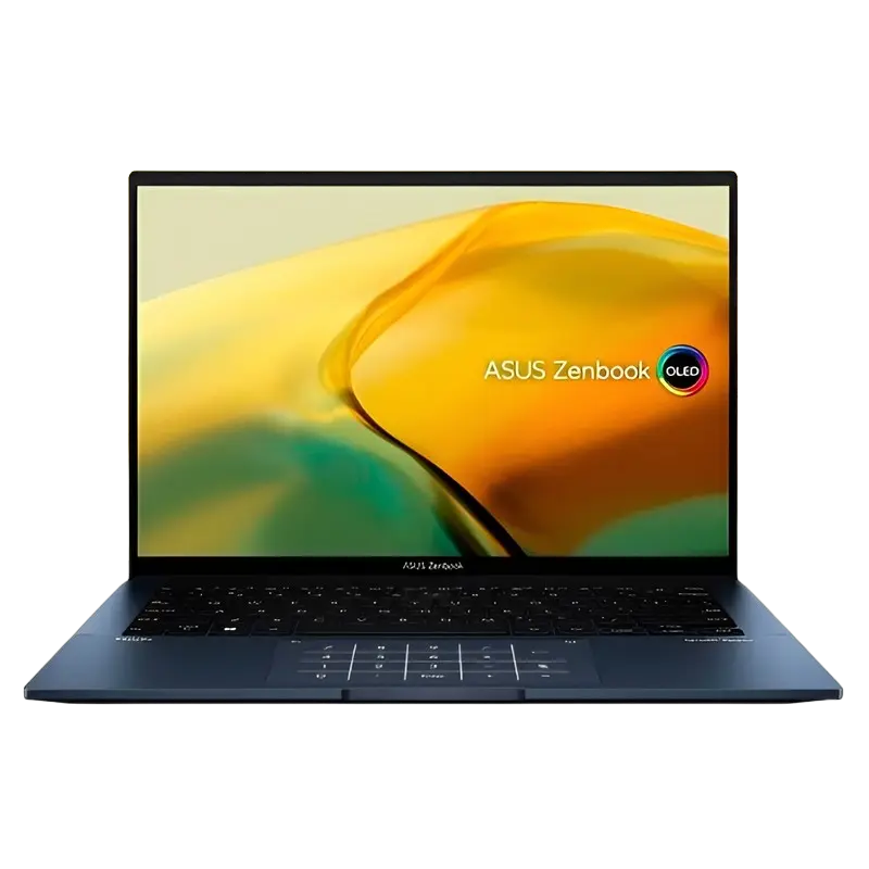Laptop 14" ASUS Zenbook 14 OLED UX3405MA, Ponder Blue, Intel Core Ultra 7 155H, 16GB/1024GB, Fără SO - photo
