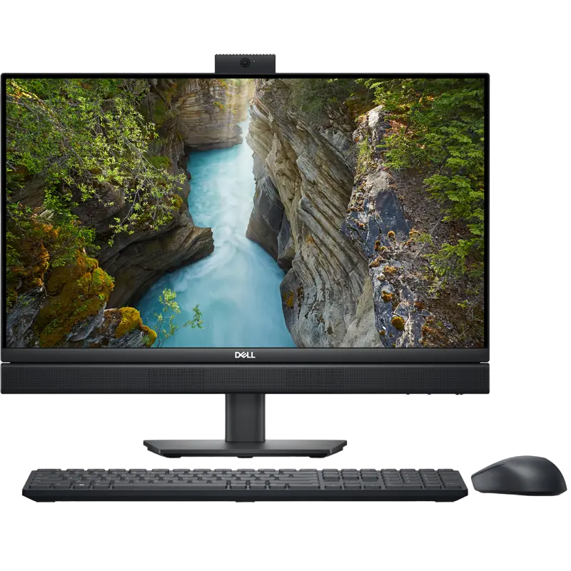 Computer All-in-One DELL OptiPlex 7410, 23,8", Intel Core i5-13500T, 8GB/256GB, Linux Ubuntu, Negru - photo