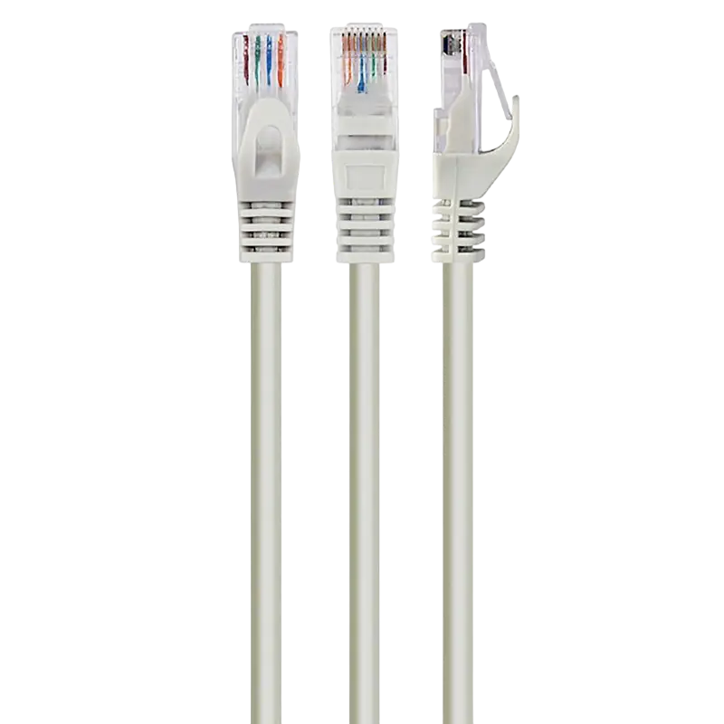 Патч-корд Cablexpert PP6U-1M, Cat6 UTP, 1м, Серый - photo