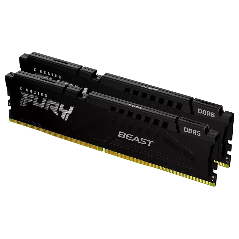 Оперативная память Kingston FURY Beast, DDR5 SDRAM, 6000 МГц, 16Гб, KF560C30BBK2-16 - photo