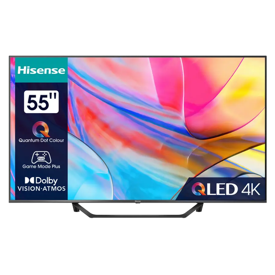 55" QLED SMART Телевизор Hisense 55A7KQ, 3840x2160 4K UHD, VIDAA U6.0, Серый - photo