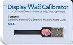 Software de calibrare NEC Display Wall Calibrator 100013728; Componentă a KT-LFD-CC2 - photo