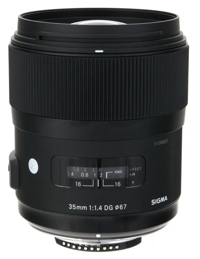 Prime Lens Sigma AF  35mm f/1.4 DG HSM ART F/Sony-A - photo