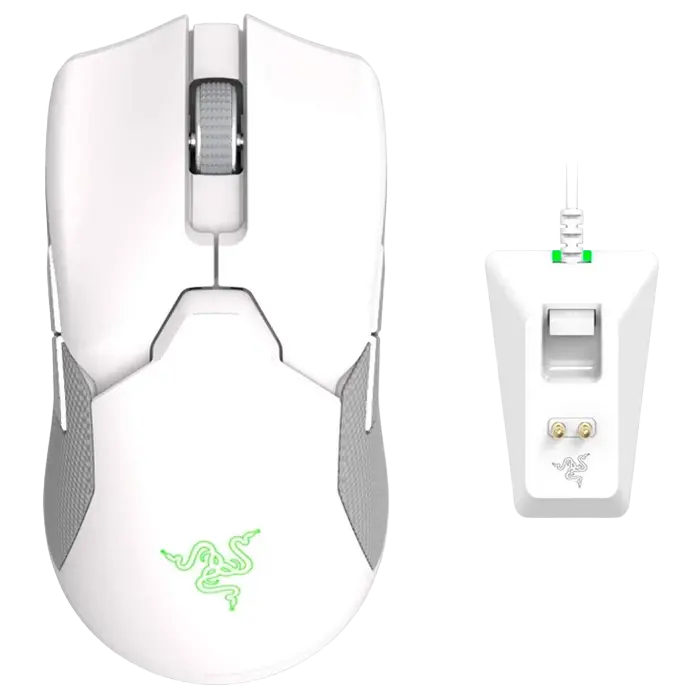 Gaming Mouse RAZER Viper Ultimate with Charging Dock, Alb - photo