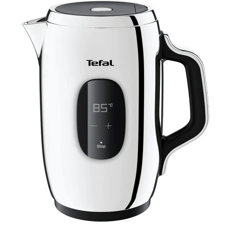 Электрочайник Tefal KI883D10, Серебристый | Черный - photo