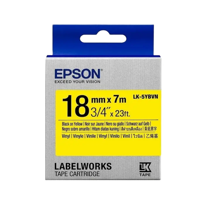 Cartuş de bandă Epson LK-5YBVN, 18 mm x 7 m - photo