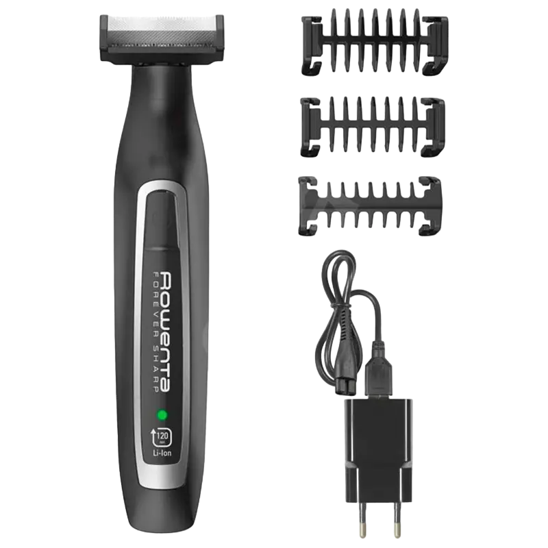 Trimmer pentru bărbați Rowenta Forever Sharp TN6000F5, Negru | Argintiu - photo