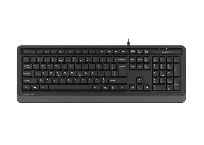 Клавиатура A4Tech FK10, Проводное, Чёрный/Серый - photo