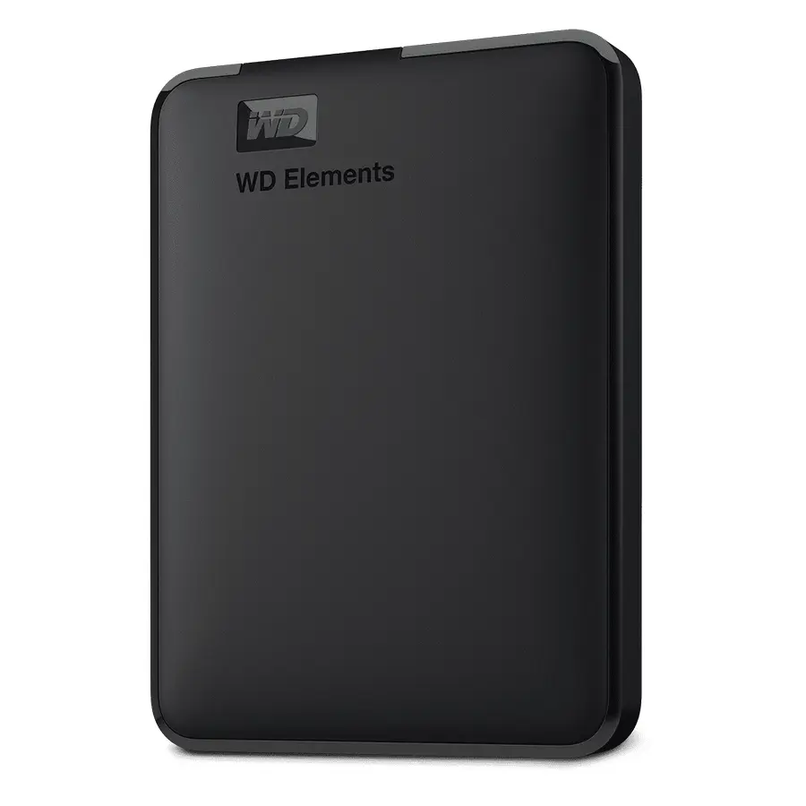Внешний портативный жесткий диск Western Digital WD Elements,  2 TB, Чёрный (WDBU6Y0020BBK-WESN) - photo