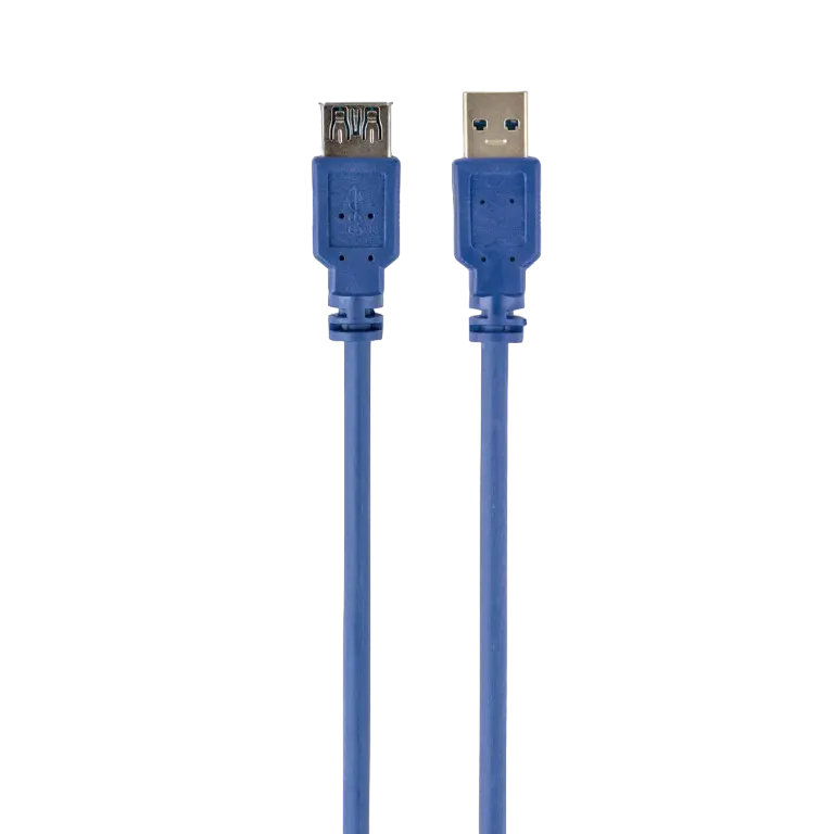 Cablu prelungitor Cablexpert CCP-USB3-AMAF-6, USB Type-A (F)/USB Type-A (M), 1,8m, Albastru - photo