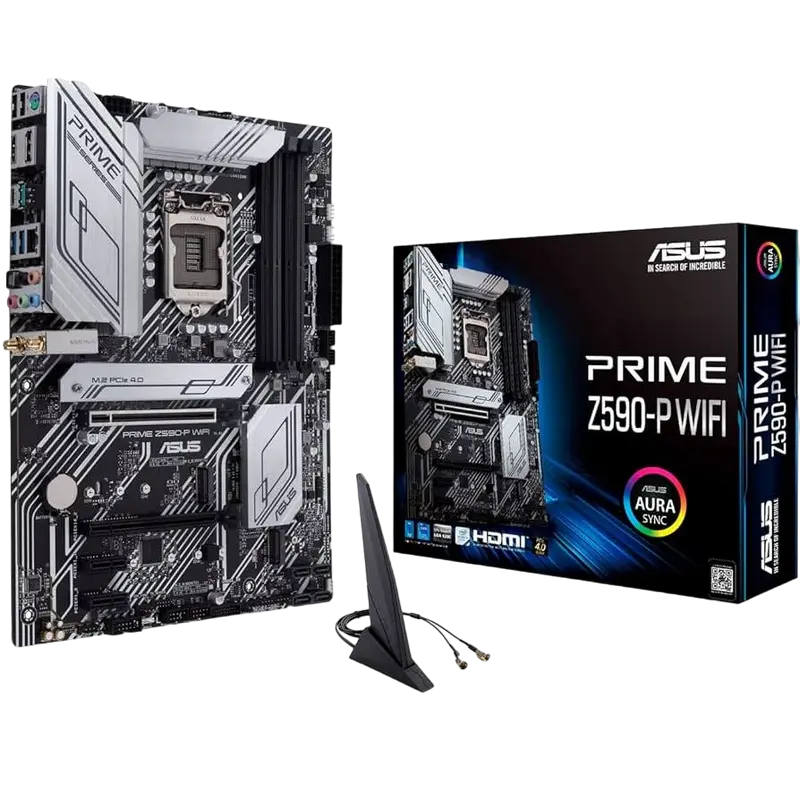 Материнская плата ASUS PRIME Z590-P WIFI, LGA1200, Intel Z590, ATX - photo