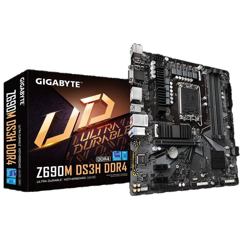 Материнская плата Gigabyte Z690M DS3H DDR4, LGA1700, Intel Z690, Micro-ATX - photo