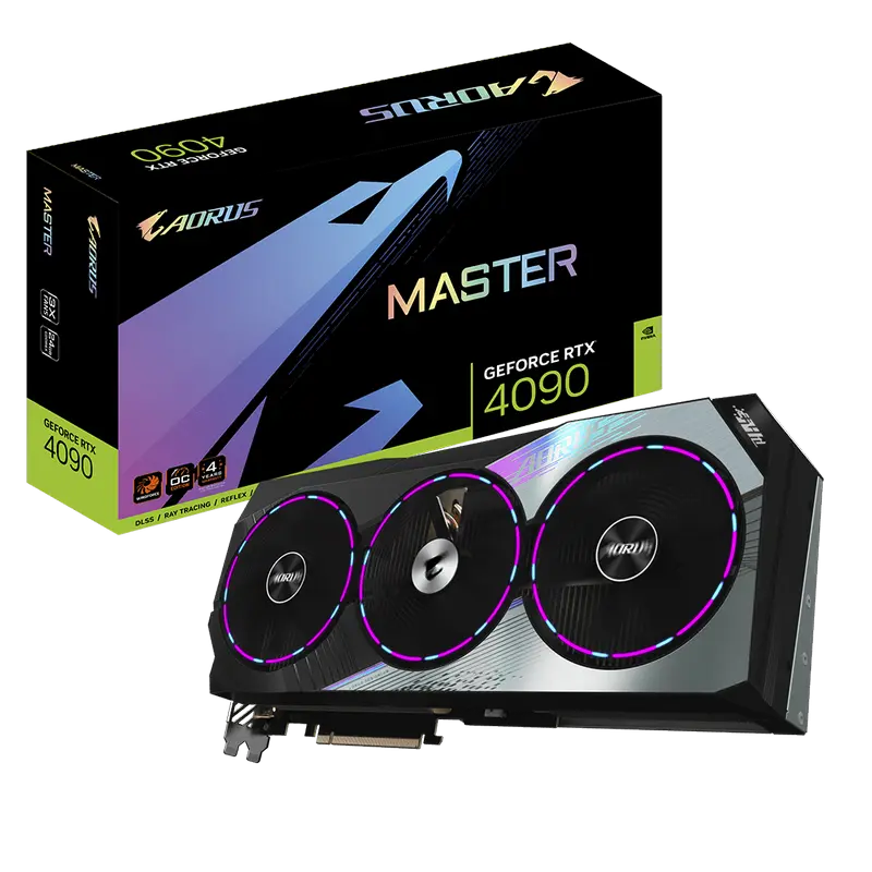 Placă Video Gigabyte GV-N4090AORUS M-24GD, 24 GB GDDR6X 384bit  - photo