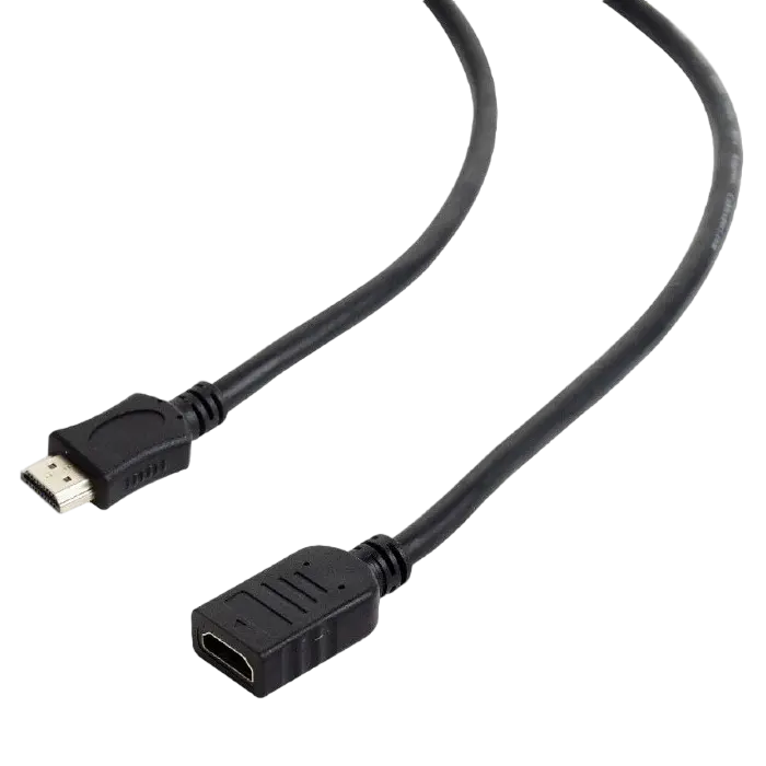 Cablu Video Cablexpert CC-HDMI4X-6, HDMI (M) - HDMI (F), 1,8m, Negru - photo