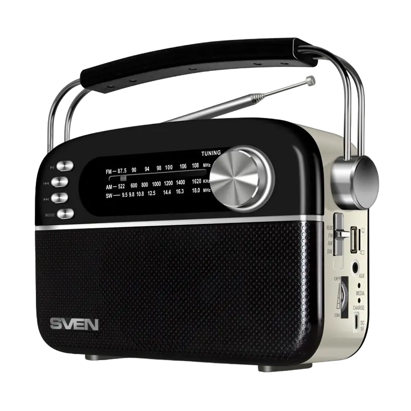 Портативное радио SVEN SRP-505, Чёрный - photo