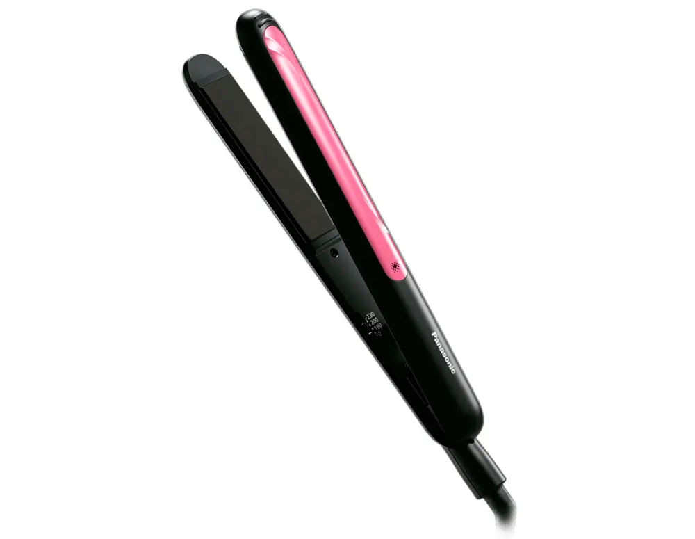 Выпрямитель для волос Panasonic EH-HV21-K865, Чёрный | Розовый - photo