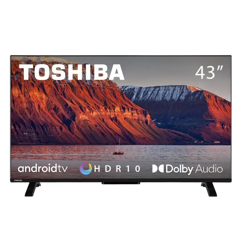 43" LED SMART TV Toshiba 43LA2363DG, 1920x1080 FHD, Android TV, Negru - photo