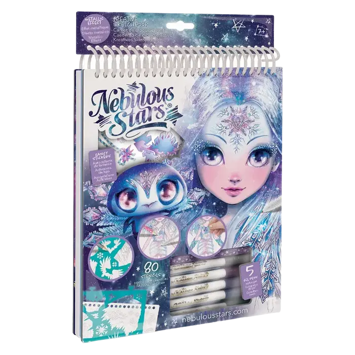 Альбом для рисования Nebulous Stars Geometric Crystal Pages - Iceana 11122 - photo