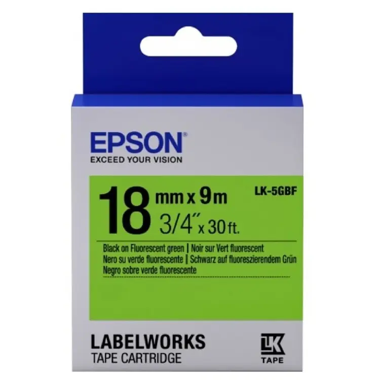 Epson LK5GBF , 18 mm x 9 m - photo