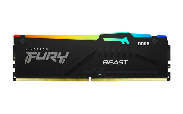 Memorie RAM Kingston FURY Beast RGB, DDR5 SDRAM, 5200 MHz, 32 GB, KF552C40BBA-32 - photo