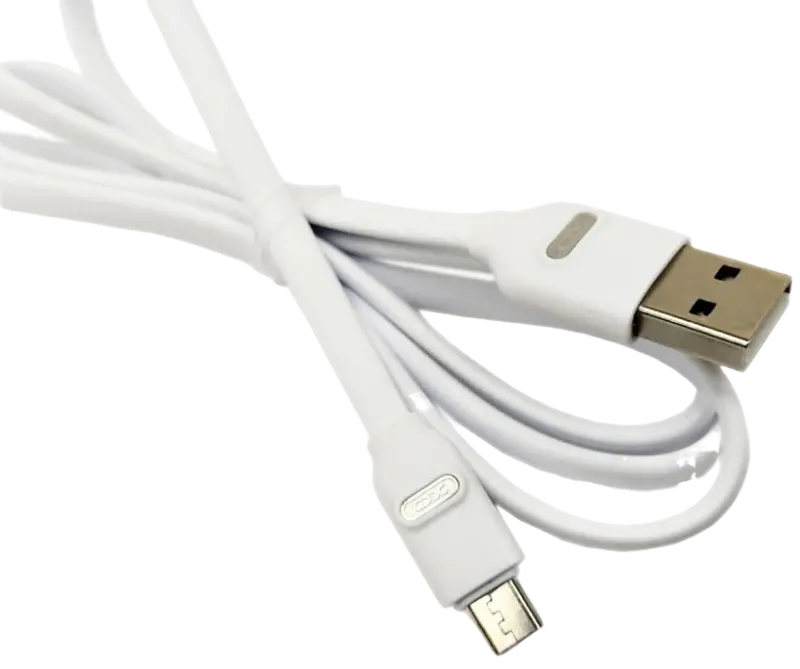 Cablu încărcare și sincronizare XO NB150, USB Type-A/micro-USB, 1m, Alb - photo