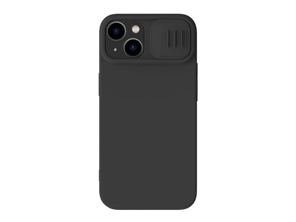 Nillkin Apple iPhone 14 Plus, CamShield Silky Silicone Case, Elegant Black - photo