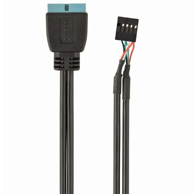 Cable, CC-U3U2-01, USB 2 to USB 3 internal header cable, Cablexpert - photo