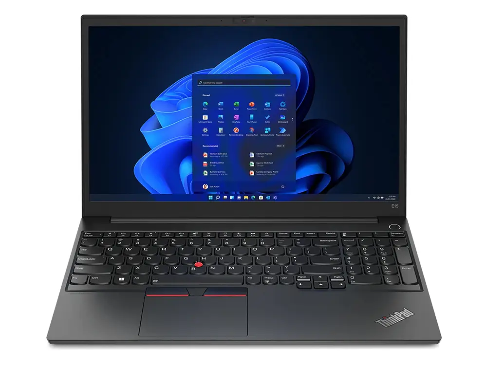 Laptop Business 15,6" Lenovo ThinkPad E15 Gen 4, Negru, Intel Core i7-1255U, 16GB/512GB, Fără SO - photo