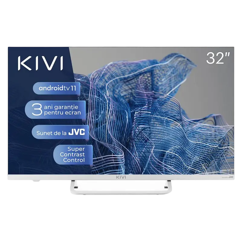32" LED SMART TV KIVI 32F750NW, 1920x1080 FHD, Android TV, Alb - photo