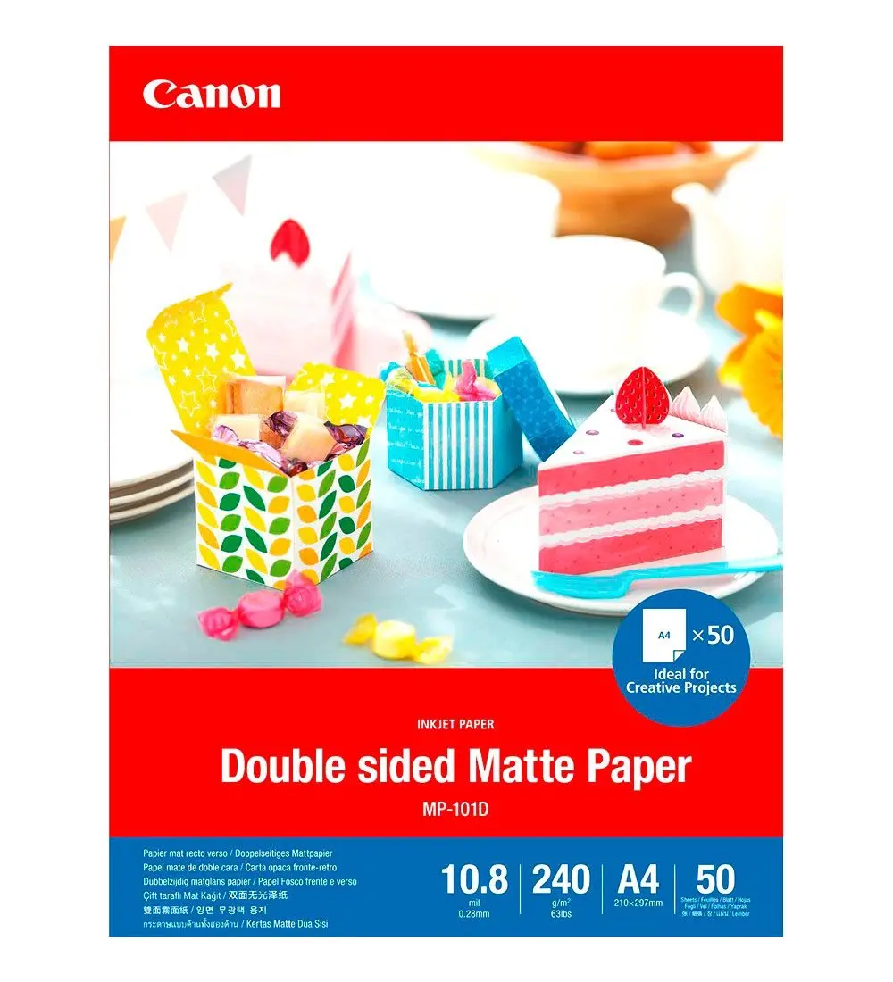 Фото бумага Canon Double-sided Matte Paper, A4 - photo