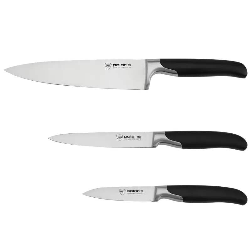Набор ножей Polaris Graphit-4SS, Чёрный - photo