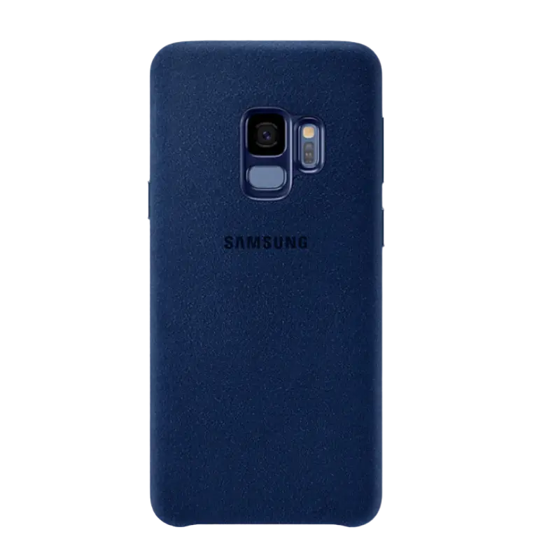 Husă Samsung Alcantara Cover for Galaxy S9, Albastru - photo