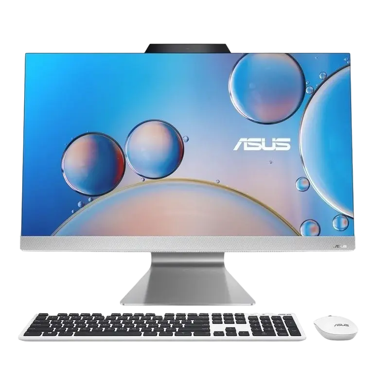 Моноблок ASUS F3702, 27", AMD Ryzen 5 7520U, 8Гб/512Гб, Без ОС, Белый - photo