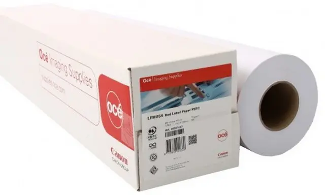 LFM054 Oce Red Label Paper 75 g, 914 mm, 200 m, Roll  - photo