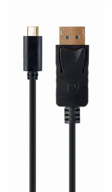 Cablu Video Cablexpert A-CM-DPM-01, USB Type-C (M) - DisplayPort (M), 2 m, Negru - photo