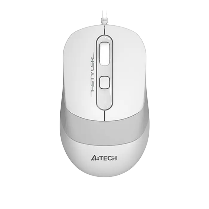 Mouse A4Tech FM10, Alb/Gri - photo