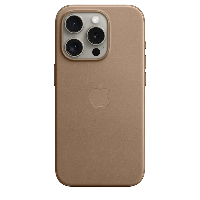 Husă Apple iPhone 15 Pro FineWoven Case with MagSafe, Taupe - photo