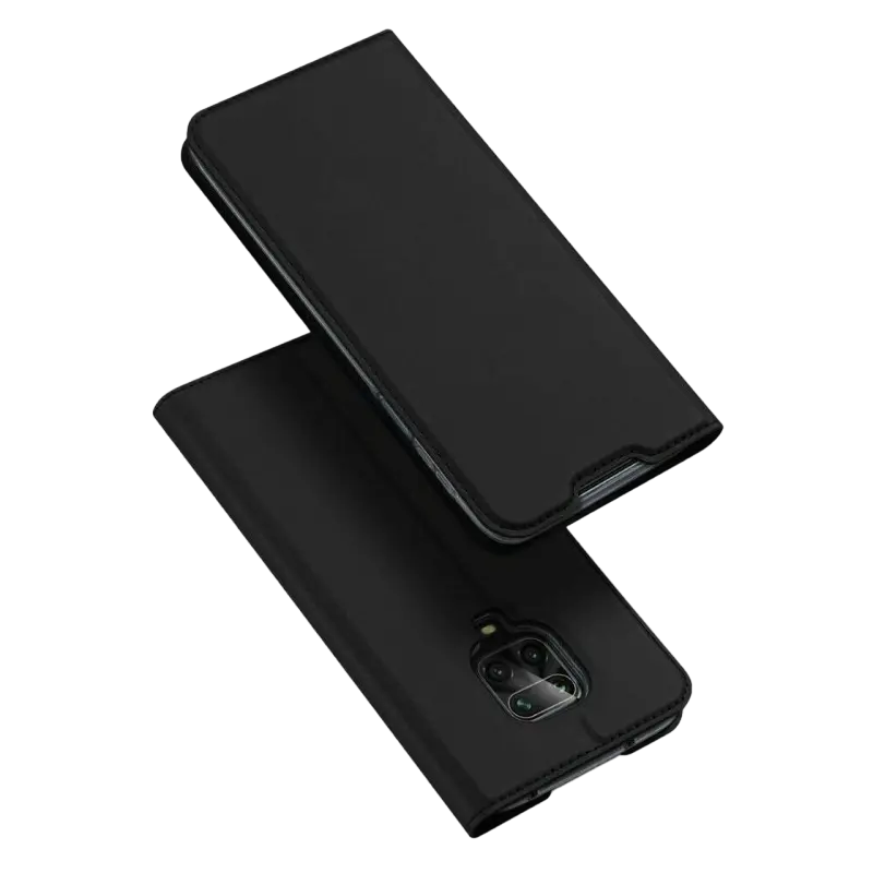 Husă tip carte Xcover Xiaomi Redmi Note 9S/Note 9 Pro/Note 9 Pro Max, Negru - photo