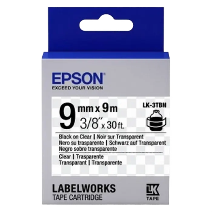  Epson LK-3TBN, 9 мм x 9 м - photo